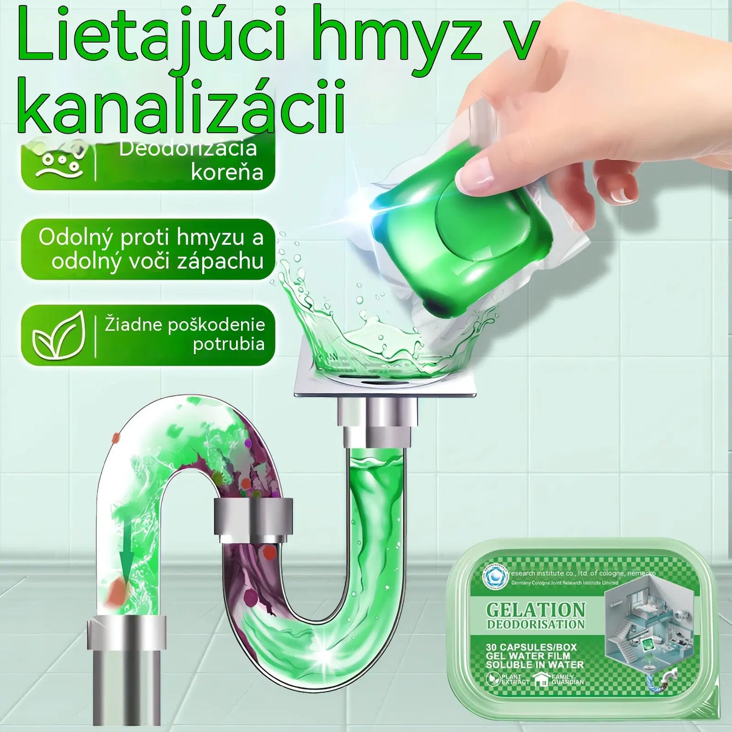 2 cutii (100 tablete) 139 lei‑🔥🎉 Vinde‑se foarte bine! Au cumpărat‑o 30 000 de persoane🎉. Capsule bio‑enzimatice pentru eliminarea mirosurilor neplăcute din canalizare