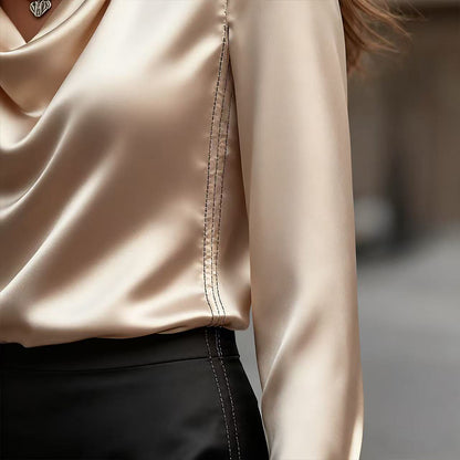 🔥🍁【Νέο Φθινόπωρο】【S-3XL】🌷Νέο απλό και κομψό γυναικείο πουκάμισο