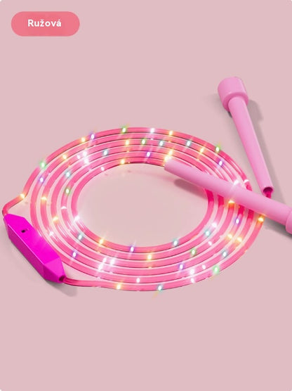 🏃【50% taniej – darmowa dostawa】🌈 Skakanka LED dla dzieci