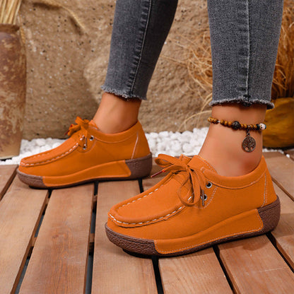 【Купете 1, получете 1 безплатно】Нови каузални обувки от плюш с мрежеви ремъзи от есенната колекция 2025 г