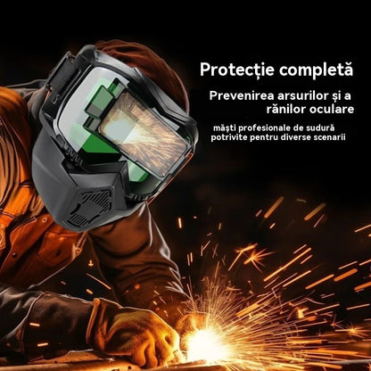 🔥【Kupte jednu, druhou dostanete zdarma】😎 Automatická svářečská kukla s ochrannou maskou, s vyměnitelnou fotocitlivou kazetou, vhodná pro svářeče 