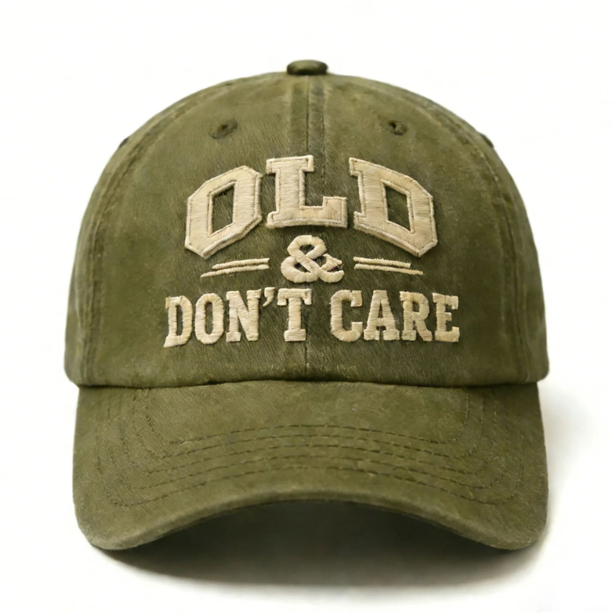 🔥🧢 Ofertă specială de Anul Nou 2026 | Șapcă de baseball în stil vintage, cu aspect uzat: „Și ce dacă sunt bătrân? (Nu-mi pasă)”