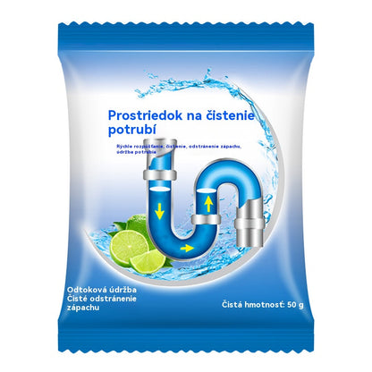 💪Silný prostriedok na odstraňovanie upchatia a korózie potrubí, vhodný na rozpúšťanie olejových škvŕn v toaletách, podlahových odtokoch, kanalizácii a kuchyniach