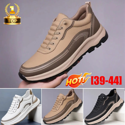 🔥🔥【39-45】Încălțăminte sport din piele, rezistentă la apă și murdărie, cu talpă moale pentru confort maxim