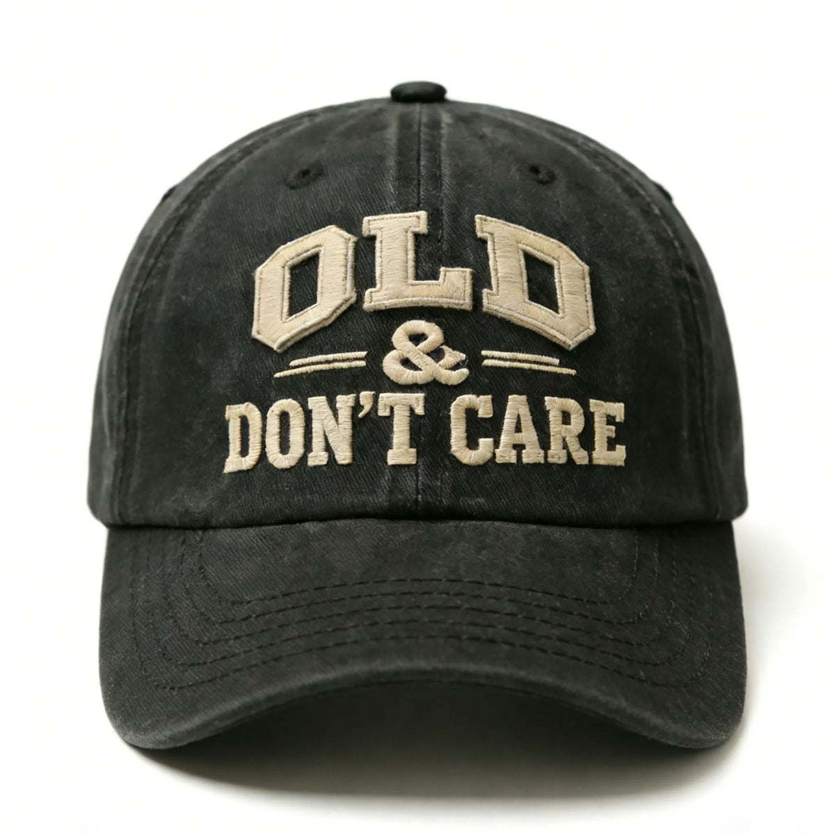 🔥🧢 Ofertă specială de Anul Nou 2026 | Șapcă de baseball în stil vintage, cu aspect uzat: „Și ce dacă sunt bătrân? (Nu-mi pasă)”