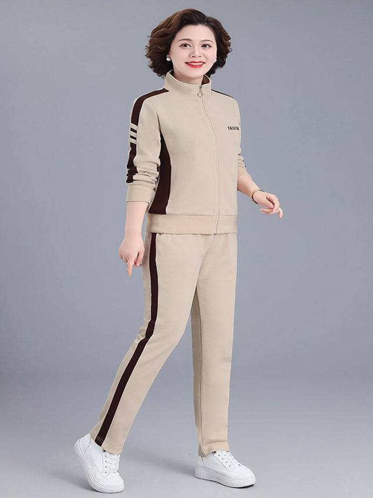 🔥【Купи един, вземи друг безплатно】🔥【Размери M-5XL】【Жакет + Панталони】😍Нова есенна голяма размер спортнакаузал суитка