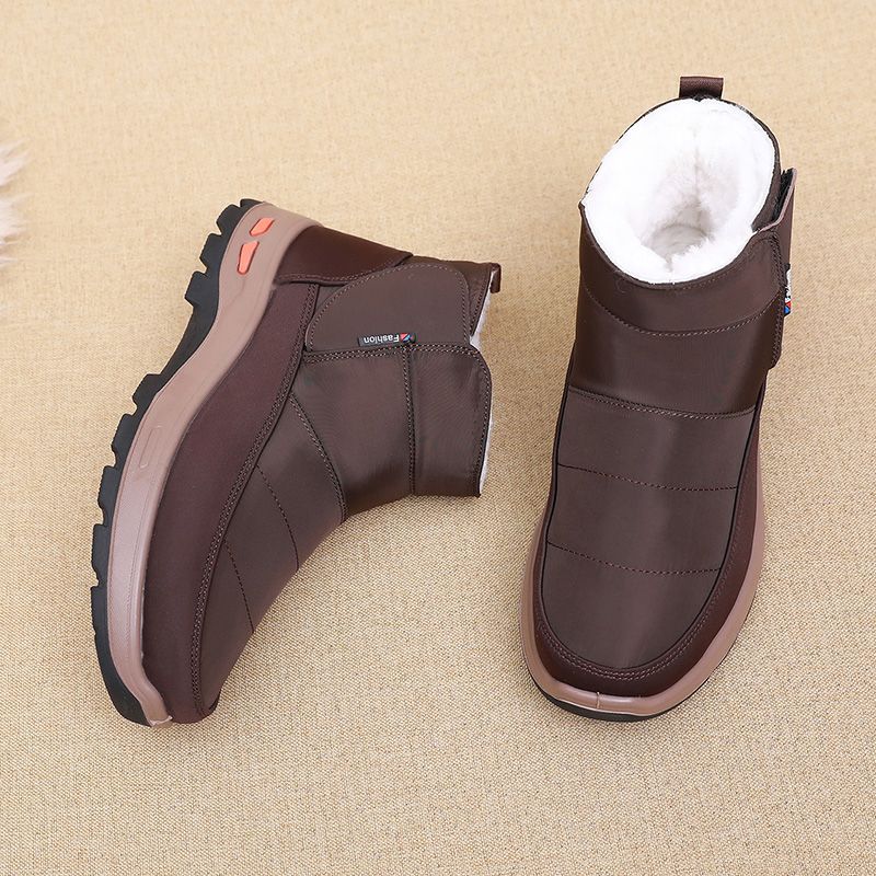 🔥【39–45】👟 Pantofi de iarnă pentru bărbați, din bumbac pur, cu căptușeală groasă și pufoasă
