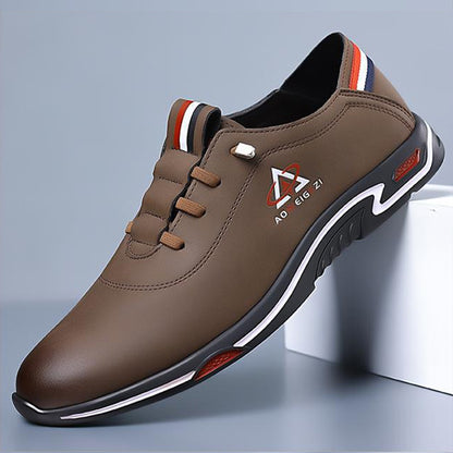 【39-44】Pantofi casual din piele pentru bărbați, model nou de vară ✔Piele selectată ✔Durabil, rezistă ani de zile