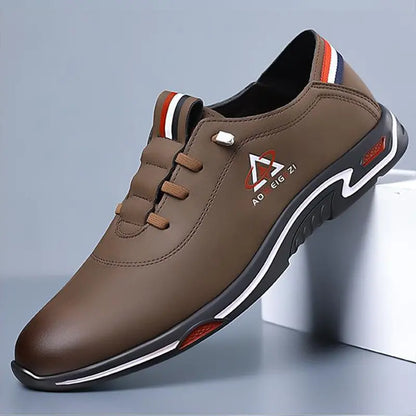 【39-44】Pantofi casual din piele pentru bărbați, model nou de vară ✔Piele selectată ✔Durabil, rezistă ani de zile