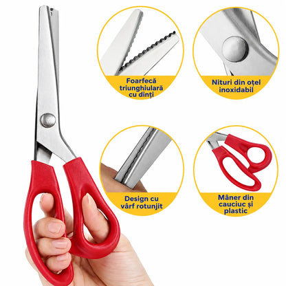 ✂️✨ Foarfecă pentru cusut și dantelă DIY 🧵💖 Tăiere precisă și ușoară de fiecare dată, ajutându-te să creezi propriile capodopere 🎀🌟