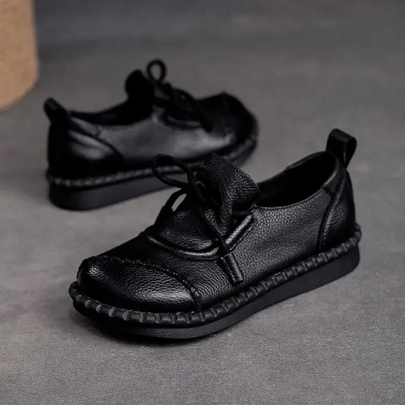 🔥【35-40】Pantofi de damă din piele moale, lucrați manual și de înaltă calitate