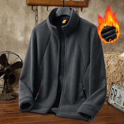 💥【M-5XL】Geacă bărbătească groasă din amestec de lână, cu finisaj tip piele întoarsă – Călduroasă și confortabilă, disponibilă în mărimi mari – Potrivită pentru toamnă și iarnă