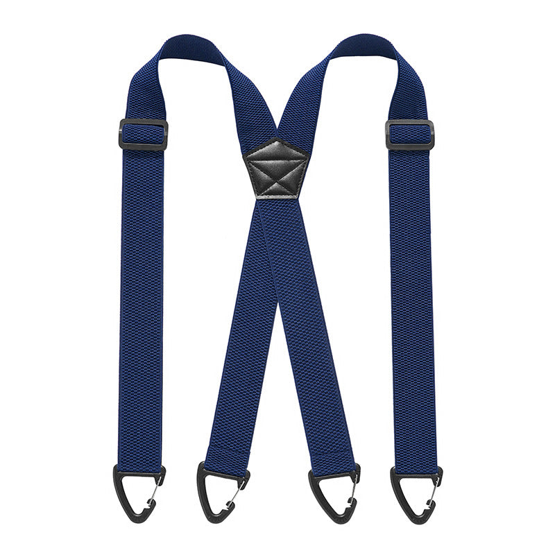 Bretele Reglabile pentru Bărbați în Formă de X, Cu Clipsuri Metalice Puternice, Stil Clasic și Elastic pentru Pantaloni