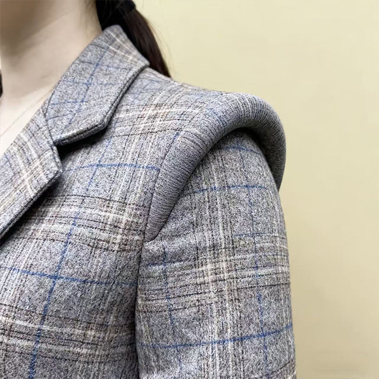 【Купете 1, вземете 1 безплатно】✨🧥【M-4XL】Ново есенно-зимно яке с ревери за жени