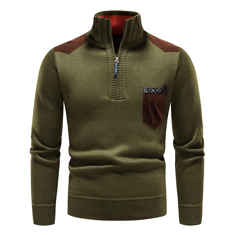 ❤️‍🔥【M-3XL】Pulover casual pentru bărbați cu fermoar, colecția toamnă/iarnă
