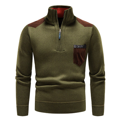 ❤️‍🔥【M-3XL】Pulover casual pentru bărbați cu fermoar, colecția toamnă/iarnă