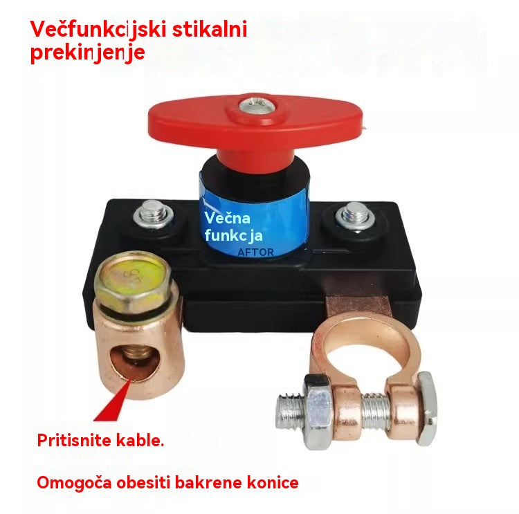 🔥【Top produkt s priamym znížením 50%】🔋🚗 Vypínač akumulátora pre automobil