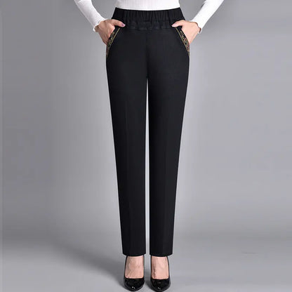👖【L-5XL】Blugi de vară pentru femei, cu elasticitate înaltă, respirabili și confortabili, croială flatantă, ușor de combinat.