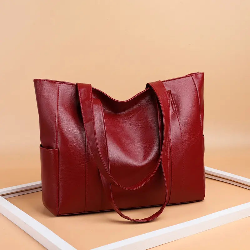 👜 Geantă de umăr din piele moale pentru femei la modă✨ Capacitate mare casuală✨