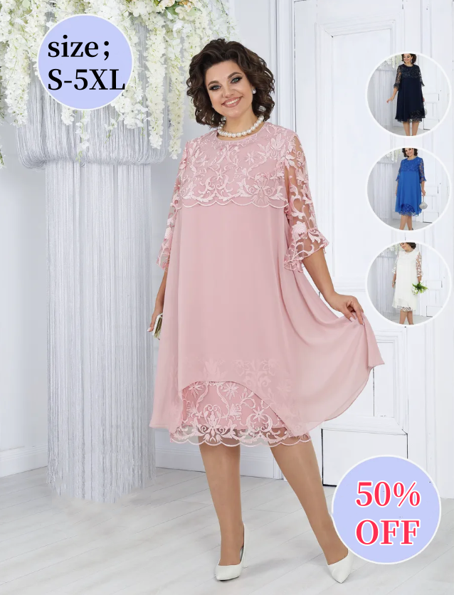😍💥💥【Stoc limitat】💕【S-5XL】Rochie de înaltă calitate, confortabilă și la modă