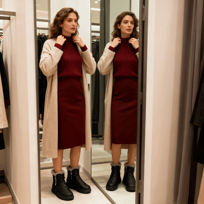 ✨ Εκπτώσεις μισής τιμής σε εξέλιξη 👢【Μεγέθη 35-41】🔥⛄ Μπότες φθινοπωρινής και χειμερινής εποχής, ζεστές, μοντέρνες, σχεδιασμός ανθεκτικός σε ολίσθηση, νέο στυλ