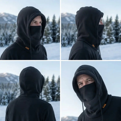 ❄️Căciulă termică cu acoperire completă și căptușeală din fleece, care asigură protecție termică la temperaturi de până la -20 de grade Celsius. ⛷️ Ideală pentru schi, motociclism și activități în aer liber.