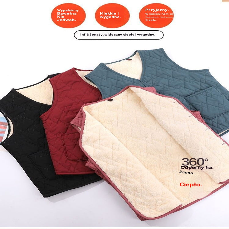 【🔥Kup jeden, a drugi dostaniesz gratis】🔥Nowa, cienka i ciepła kamizelka bez rękawów na jesień i zimę
