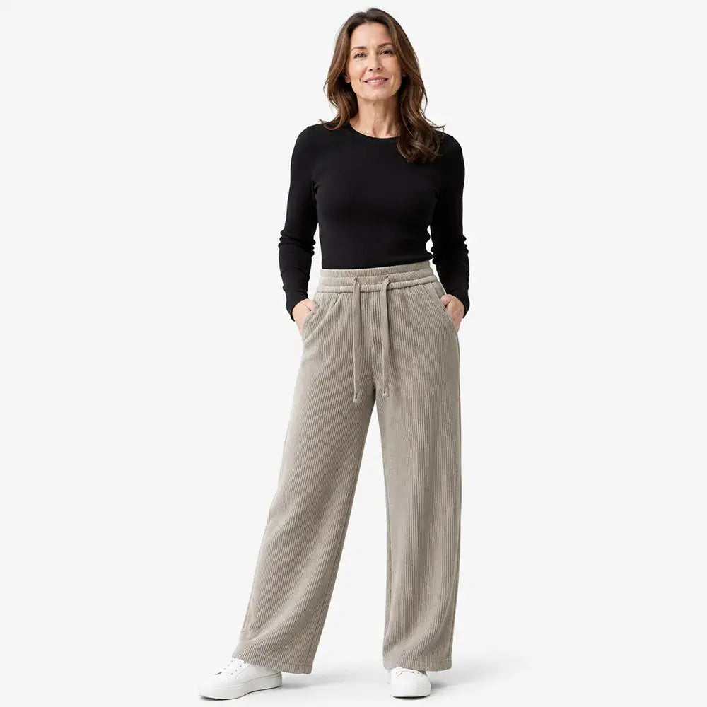 💖 Pantaloni noi, largi și elastici pentru femei 【40-110 kg】