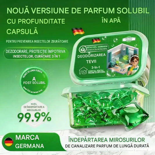 2 cutii (100 tablete) 139 lei‑🔥🎉 Vinde‑se foarte bine! Au cumpărat‑o 30 000 de persoane🎉. Capsule bio‑enzimatice pentru eliminarea mirosurilor neplăcute din canalizare