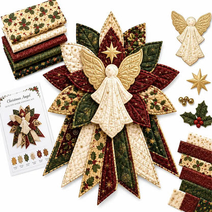 🎇🎄Kit de cusut pentru decor de ușă, cu design de Crăciun matlasat (7 modele)