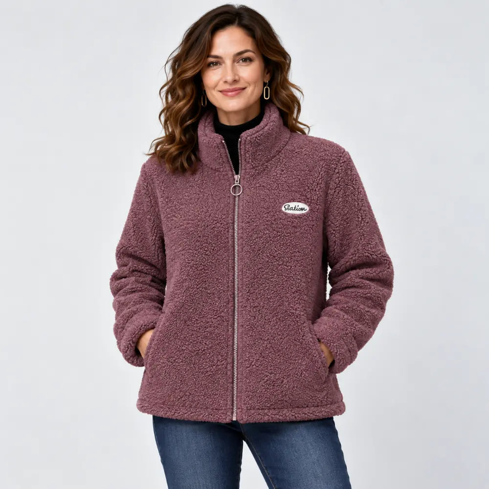 ✨【XL-5XL】Geacă călduroasă, căptușită cu fleece – extrem de groasă și cu căptușeală din fleece.