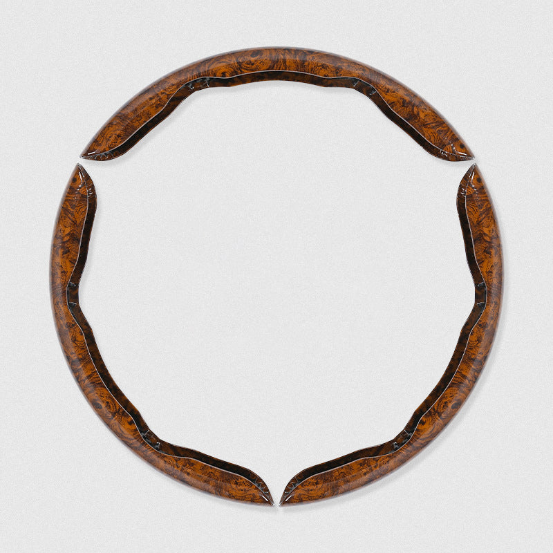 🚗【1 комплект 3 броя】👍👍Дървен противоплъзгащ калъф за волан на кола