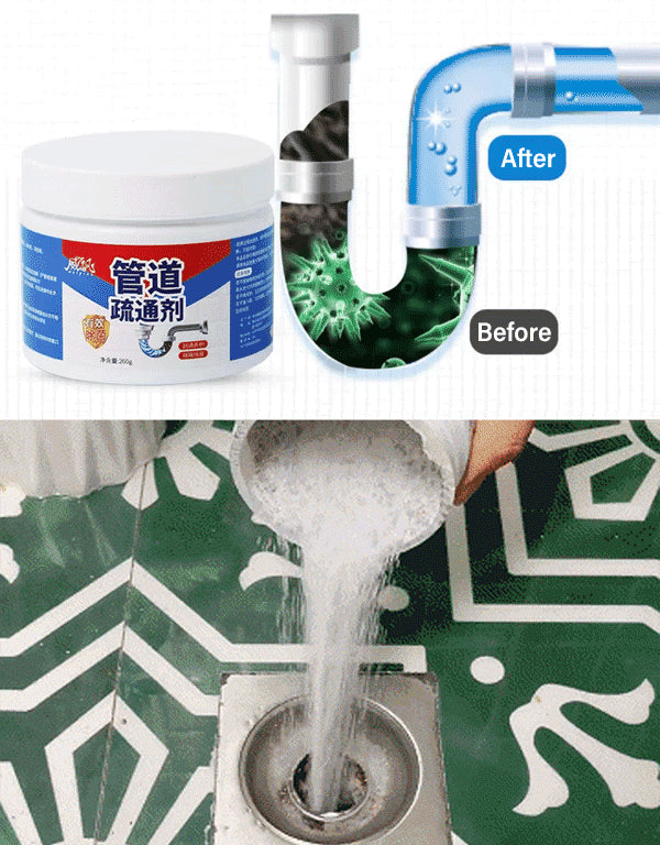 【Последен ден 50% отстъпка】🔥 Купете едно, вземете едно безплатно 🔥 Препарат за почистване на канали | Лесно разтваря мазнини и запушвания в тоалетни и кухни!