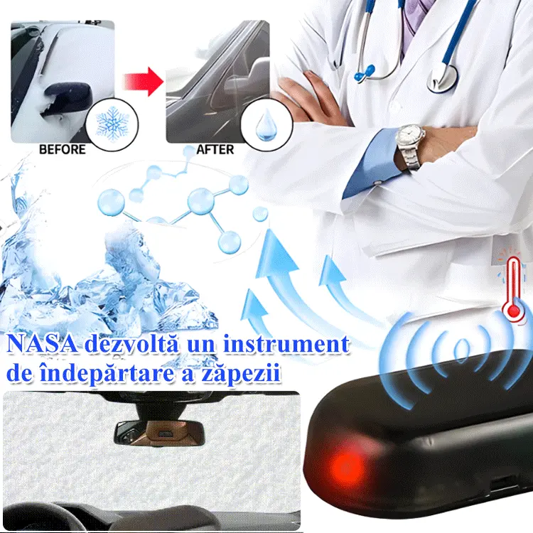 🔥50%OFF🔥【Cumpărați 1 obțineți 1 】Instrument de dezgheț și îndepărtare a zăpezii cu protecție împotriva interferențelor electromagneti