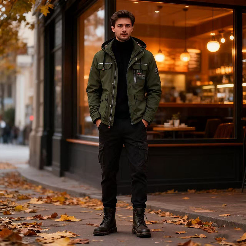 🔥Jesen/zima popust 50%【M-4XL】Topli kaput za muškarce model 2025, vetropruh i vodootporan