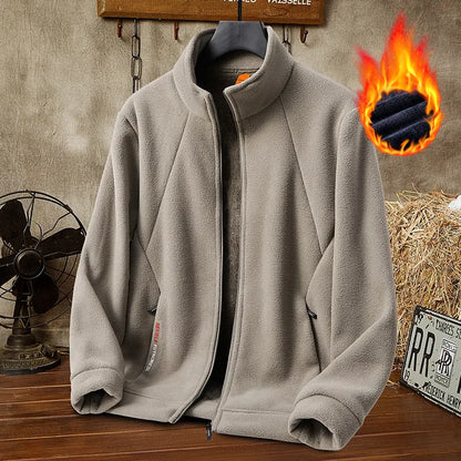 💥【M-5XL】Geacă bărbătească groasă din amestec de lână, cu finisaj tip piele întoarsă – Călduroasă și confortabilă, disponibilă în mărimi mari – Potrivită pentru toamnă și iarnă