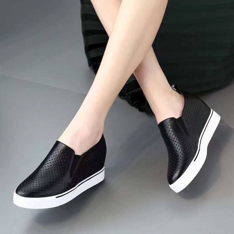 🔥【34-41】🔥 Pantofi casual de vară pentru femei, noi, pentru sezonul 2026, din piele moale și cu talpă tip platformă.