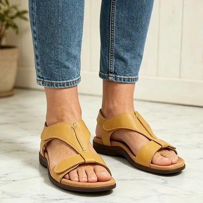 Sandale de vară cu talpă moale și susținere pentru bolta plantară, casual și confortabile