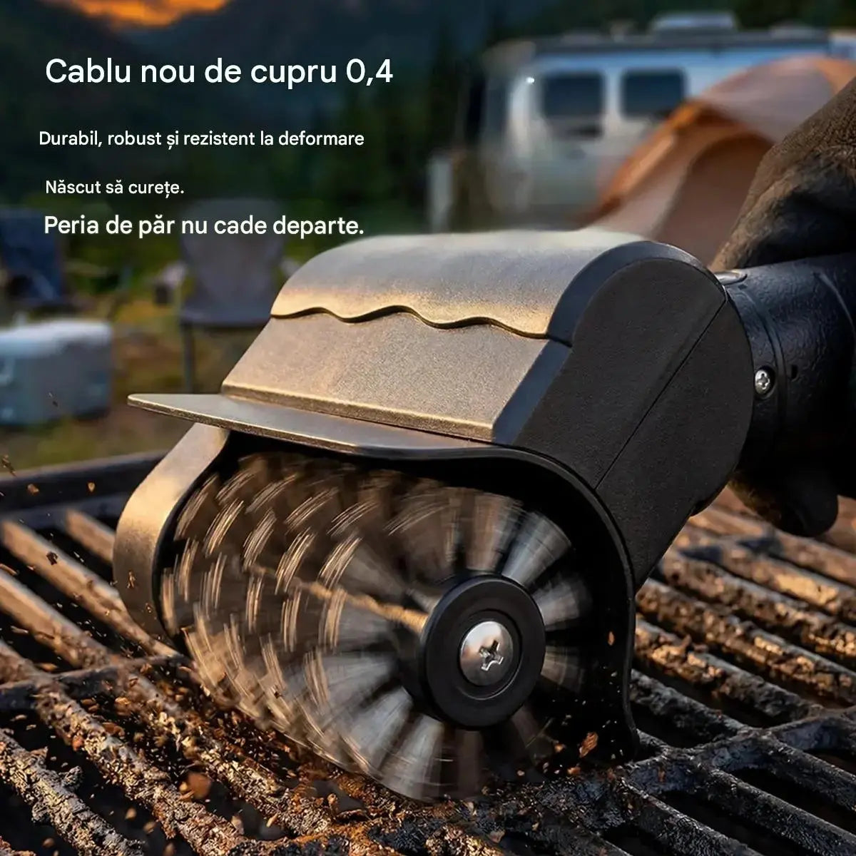 🔋🧹 Perie electrică fără fir pentru curățarea grătarului – baterie cu litiu, multifuncțională și ușor de utilizat 🔥🍖