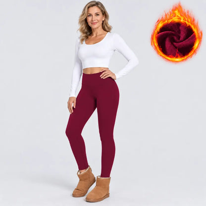 🔥🔥 Colanți de yoga pentru femei cu talie înaltă - stil de iarnă, călduroși și termoizolanți, foarte elastici, subțiri și care se potrivesc perfect.