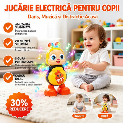 🥳Jucării în formă de animale cu lumini, care cântă și dansează