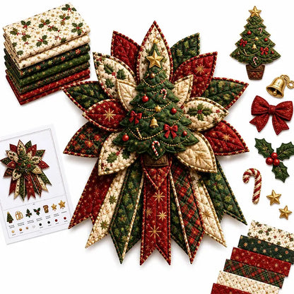 🎇🎄Kit de cusut pentru decor de ușă, cu design de Crăciun matlasat (7 modele)