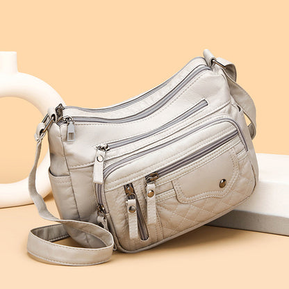 👜【Reducere 50% 🔥】Geantă nouă de umăr/crossbody din piele moale, capacitate mare, 2026