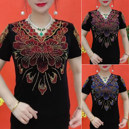 【🔥Ofertă limitată】👚Tricou cu mânecă scurtă pentru vara 2025