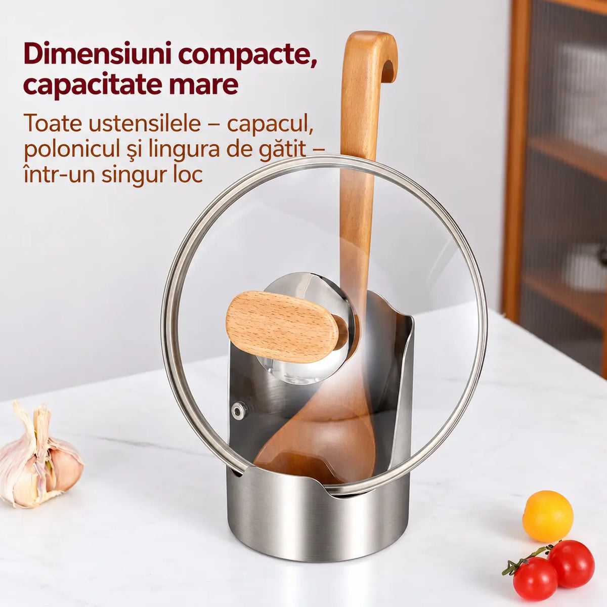 🔥【Cumperi 1, primești 1 GRATIS】🥄 Organizator multifuncțional pentru ustensile de bucătărie: totul ordonat și la îndemână! ✨🏠