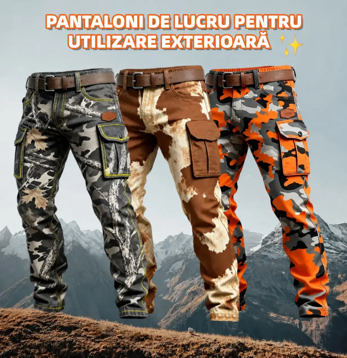⏳ULTIMA ZI DE OFERTĂ! REDUCERE 50%!🔥Pantaloni tactici pentru bărbați, rezistenți la vânt și călduroși
