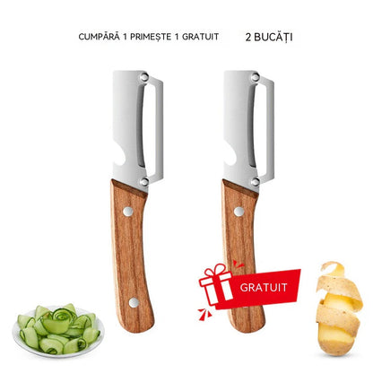 ✅ Cumpără unul, primești unul gratuit (2 articole în total) 🧅🔪 Curățător de legume multifuncțional 3 în 1: Curățează, toacă legume, deschide sticle! 🔥