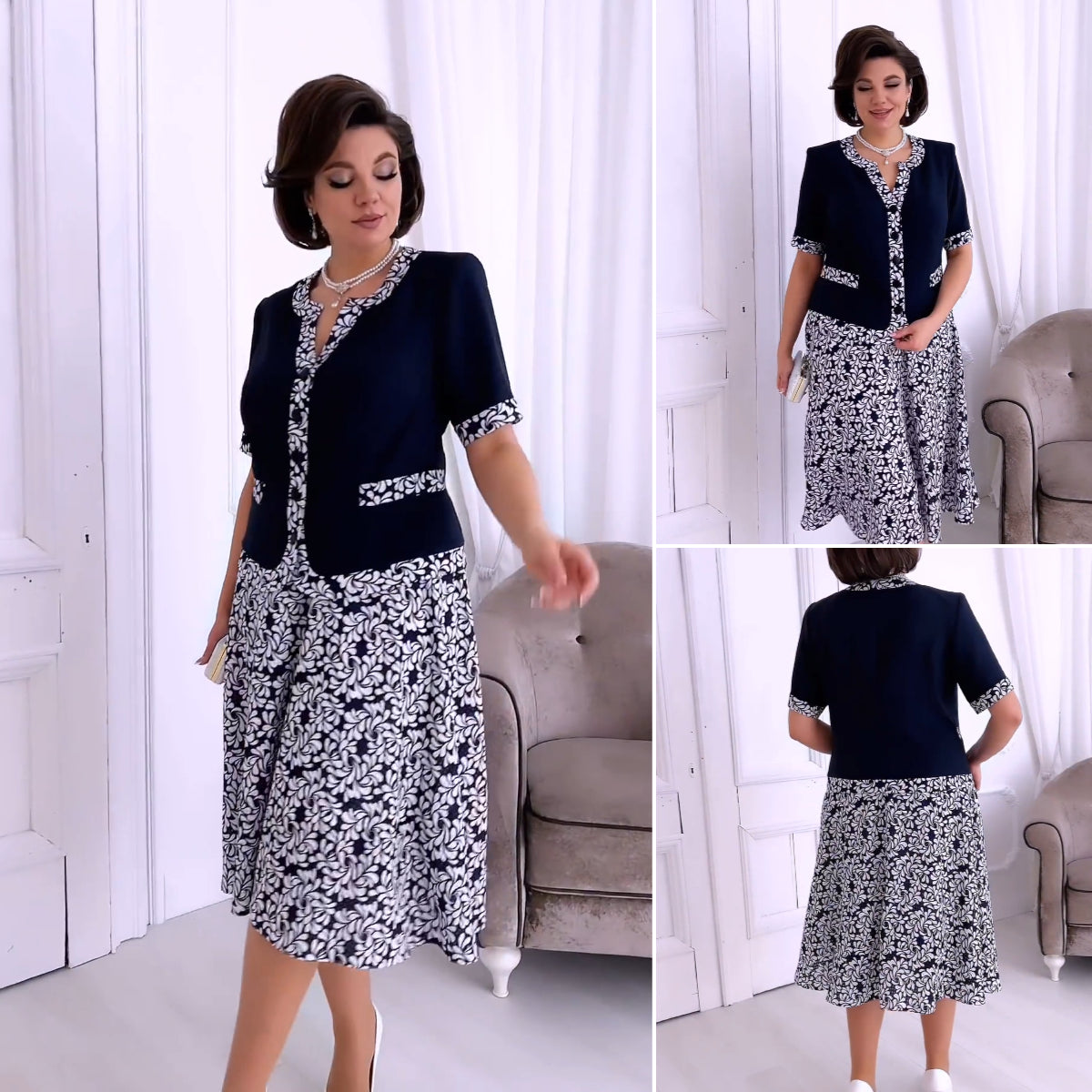 🔥❤️【S-5XL】❤️2025 Есенна нова елегантна рокля