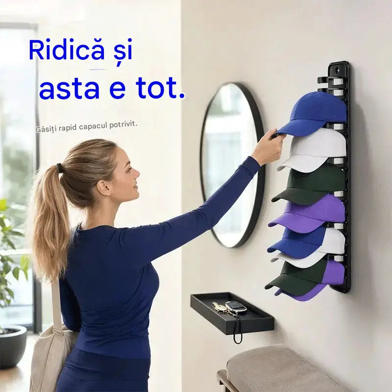 【2 bucăți】Organizator de pălării care economisește spațiu