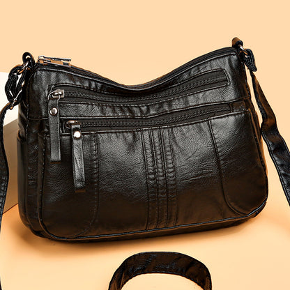 🥰【Ofertă specială pentru o perioadă limitată】👜Geantă de umăr nouă, de mare capacitate, din piele moale, disponibilă în patru culori